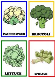 Vegetables Flashcards 2/2