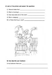 English Worksheet: Peter Pan worksheet