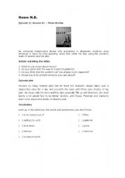 English Worksheet: Video Activity - House