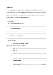 English Worksheet: amistad