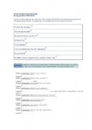 English worksheet: Conversational material