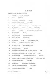 English Worksheet: prepositions