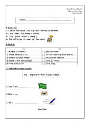 English Worksheet: Pronoun Quiz