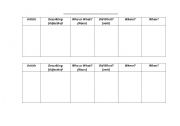 English Worksheet: Sentences