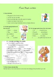 English Worksheet: Present Simple - worksheet