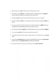 English Worksheet: Conversation 