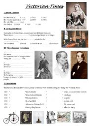 English Worksheet: Victorian times