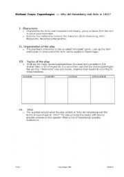 English Worksheet: Worksheet on M.Frayn: Copenhagen 