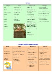 English Worksheet: FEELINGS - Part 2/2