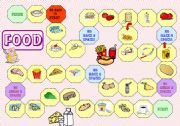 English Worksheet: Food - Game