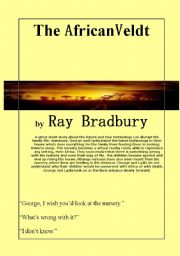 English Worksheet: The African Veldt - Text by Ray Bradbury