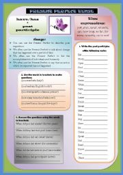 English Worksheet: PRESENT PERFECT TENSE