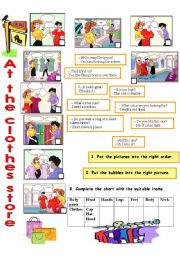 English Worksheet: clothes