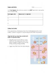 English Worksheet: Hygine