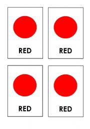 English worksheet: Colour Snap Cards