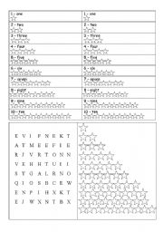 English Worksheet: Numbers 1-10