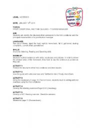 English Worksheet: LESSON PLAN 2