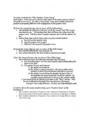 English worksheet: passive voice