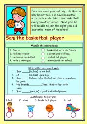 Sam the basketball player