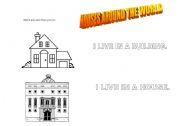 English worksheet: Types of houses