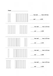 English Worksheet: Place Value