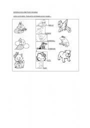 English worksheet: Animals, Superheroes and Have got