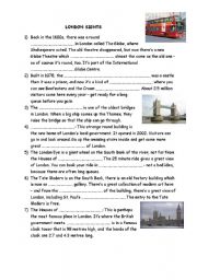 English Worksheet: London sights