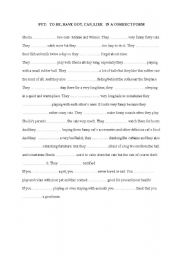 English Worksheet: cats-elementary grammar