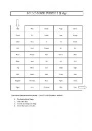 English worksheet: Sound Maze 2