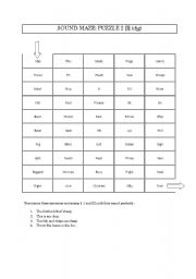 English Worksheet: Sound Maze 2