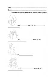 English Worksheet: halloween