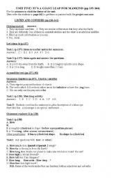 English Worksheet: Lesson plan+answers for Unit5 3AS