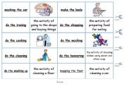 English Worksheet: Do the housework