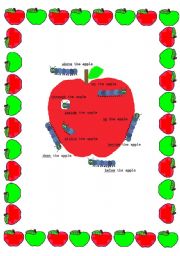 English worksheet: Prepositions of place