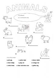 English Worksheet: Farm animals