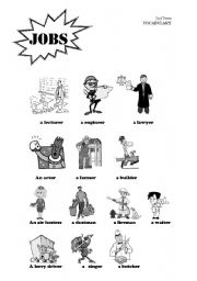 English worksheet: Jobs 