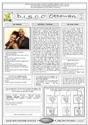 English Worksheet: D.I.S.C.O - OTTAWAN - PAR 02 - FULLY EDITABLE AND FULLY CORRECTABLE