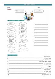 English Worksheet: Personal identification