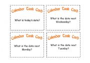 Calendar Task Cards