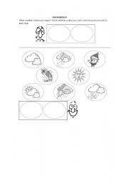 English Worksheet: THE WEATHER