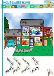 English Worksheet: home 