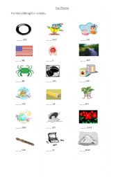 English Worksheet: fun phonics