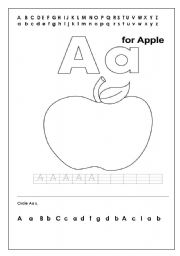 English Worksheet: Aa,Bb,Cc