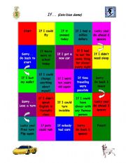 English Worksheet: 2nd Conditional Board Game