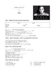 Adele, Someone like you, song