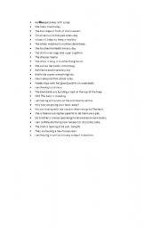 English Worksheet: Simple Present Tense