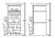 English Worksheet: My wardrobe