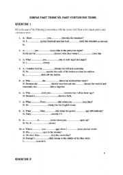 English worksheet: Present Simple and Present Continuous