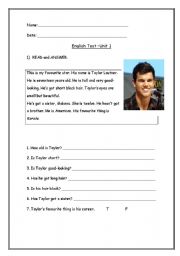 English Worksheet: have got -has got///ENGLISH TEST