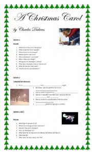 English Worksheet: A Christmas Carol